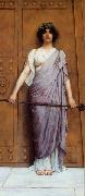 At the Gate of the Temple John William Godward